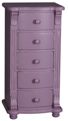 Commode 5 tiroirs en bois massif brute ou patinée VS26